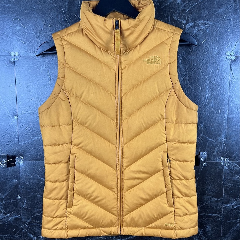 The North Face Women's Orange 550 Down Puff Vest XS